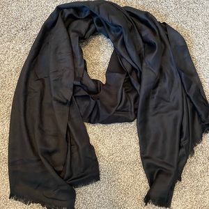 Super soft black shawl